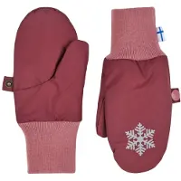 Finkid Rukkanen Guanti Bambini (L, rosso)