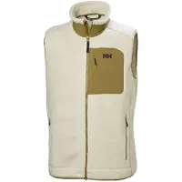 Helly Hansen per uomo. 49461 Gilet in pile Panorama Pile Block grigio (L), Beige, Casual, Poliestere