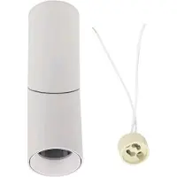 V-TAC VT-804 Portafaretto da soffitto orientabile in alluminio bianco per lampadina spotlight 1*GU10 - SKU 8946
