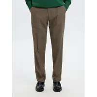 Selected Pantaloni A Gamba Dritta Uomini Marrone 28
