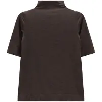 Jeanne Baret Women's Navarino 3/4 T-shirt Donna (36, nero/grigio)