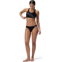 Speedo Women's Medley Logo 2 Piece Bikini Donna (34, nero)