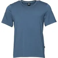 Chillaz Mountain Logo T-Shirt T-shirt Uomo (S, blu)