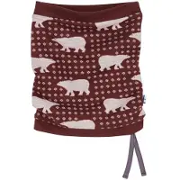 Finkid Kid's Tuubi Nordik Sciarpa Bambini (One Size, rosso)