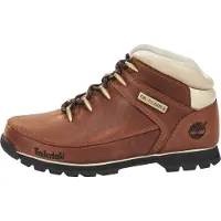 Timberland - Euro Sprint Mid Lace Up Boot Brown per Uomo in Pelle - Taglia 11,5 US