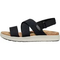 Keen Elle Criss Cross Black/birch Taglia: 35.5 | Infradito Outlet | Donna | Nero