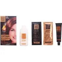 Llongueras Optima Tinta Permanente 6.34 Biondo Dorato Scuro Rame — Tinta capelli permanente