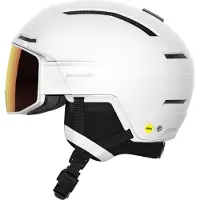 Salomon - Casco con visiera fotocromatica - Driver Prime Sigma Photo Mips White - Taglia L - Bianco