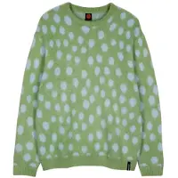 Santa Cruz Jaguar Knit Crew Maglione Uomo (XL, verde)