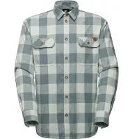 Mammut Tamaro Longsleeve Shirt Camicia Uomo (L, grigio/turchese)