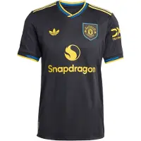 Adidas Maglietta A Maniche Corte Terza Manchester United 25/26 Authentic