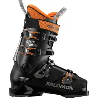 Salomon - Scarponi da sci - S/Pro Alpha 100 Gw Black/Dark Grey Met/Orange Tiger per Uomo - Taglia 44-45 - Nero