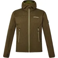 Berghaus Pravitale MTN 2.0 Hooded Jacket Giacca in pile Uomo (M, marrone)