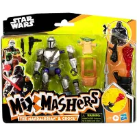 Star Wars Figura Mixmashers Mando And Grogu Dlx