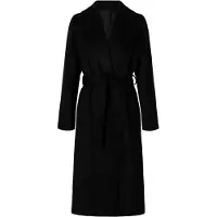 Selected Cappotto Lungo Donne Nero 42