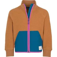 TROLLKIDS Girl's Vega Jacket Giacca in pile Bambini (110, arancione)