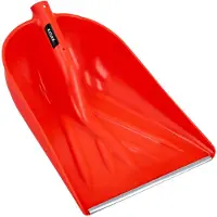 Kadax Pala da neve di colore arancione, pala da neve senza manico, pala da neve