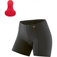 Gonso Women's Sitivo Red Underwear Pantaloni da ciclismo Donna (38, nero)