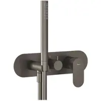 Ravak Eleganta EL 065.20GB.O2.RB07D.+S miscelatore a incasso a 2 vie senza corpo, con set doccia, gr