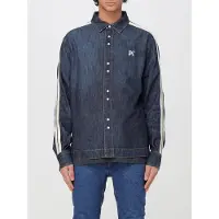 Palm Angels Giacca di jeans con bande a righe