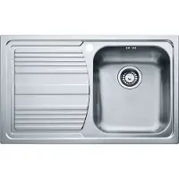 Franke Logica - Lavello in acciaio inox LLX 611/7, 790x500 mm 101.0120.188