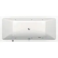 Duravit No.1 baignoire balnéo encastrée, rectangulaire, 1800x800mm, Jet Protect, 2 pans de dos, blanc, 760492000JP1000, 760492000JP1000