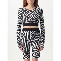 Versace Jeans Couture Top crop zebrata