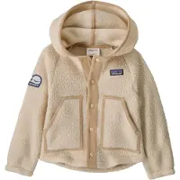 Patagonia - Pile a collo alto - Baby Retro Pile Jkt Live Simply Whale Patch: Dark Natural - Taglia Bambino 4a - Beige
