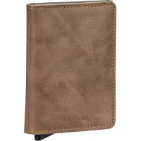 Secrid Unisex Slimwallet Vintage Taupe Taglia: OS | Portafogli Outlet | Unisex | Nero