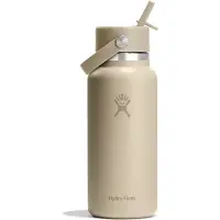 Hydroflask Wide Flex Straw Cap Borraccia (946 ml, beige)