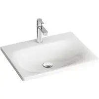 Ravak Lavabo Balance 500 in ceramica bianca XJX01250000