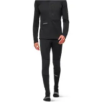 Mammut Eiger Nordwand Advanced First Layer Tights Pantaloni in pile Uomo (XXL, nero)