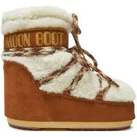 Moon Boot Stivaletto da neve Icon in camoscio e shearling