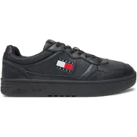 Tommy Hilfiger Cupsole Leather Sneakers Black Taglia: 42 | Sneakers Outlet | Uomo | Nero