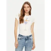Guess Marciano GUESS Ss Tini Boots R5 Tee Pure White Taglia: S | Maglie Sportivi Outlet | Donna | Bianco