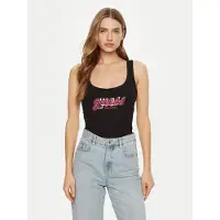Guess Marciano GUESS Chenille Logo Tank T Jet Black A996 Taglia: S | Maglie Sportivi Outlet | Donna | Nero