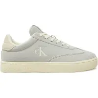 Calvin Klein Jeans Scarpe Uomo Sneakers basse, logo laterale, laccio bianco