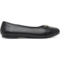 Moschino Nappa Leather Ballet Flats Black Taglia: 38 | Mocassini Outlet | Donna | Nero