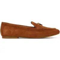 Ralph Lauren per donna. 802946809014 Mocassini in pelle scamosciata marrone Averi III (37), Basso, Camoscio, Nessuno, Casual, Classic