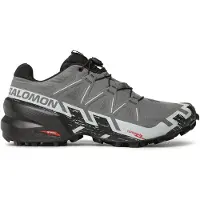 Salomon - Scarpe da trail running - Speedcross 6 Quiet Shade/Black/Pearl Blue per Uomo - Taglia 40 2/3 - Verde