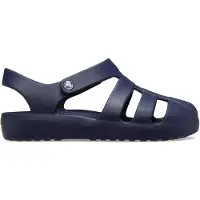 Crocs Kid's Classic Fisherman Sandali Bambini (24-25, blu)