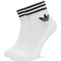 Adidas Calzini 3-Stripes Ankle Socks 3 Pairs donne - Bianco - M