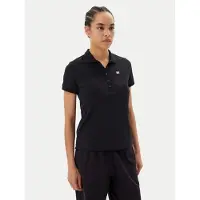 EA7 per donna. 7W000030_AF12450 Polo nera in microfibra (L), Nero, Casual, Cotone, Manica corta