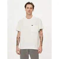 Lee Relaxed Pocket Tee Ecru Taglia: M | Magliette basic Outlet | Uomo | Marrone