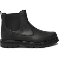 Timberland per uomo. TB0A6A4WW021 Stivaletti Chelsea in pelle Britton Road neri (43), Nero, Basso, Nessuno, Casual, Sostenibile