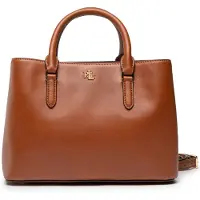 Ralph Lauren per donna. 431876725005 Borsa a tracolla Marcy in pelle marrone (OSFA), Casual, Classico