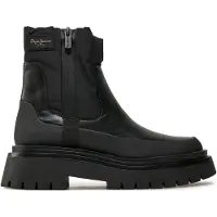 Pepe Jeans per donna. PLS50528 Stivali Queen Chelsea neri (39), Nero, Basso, Cerniera, Casual