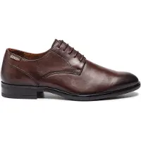 Pikolinos per uomo. M7J-4187 Mocassini in pelle Bristol marroni (40), Marrone, Basso, Stringhe, Casual