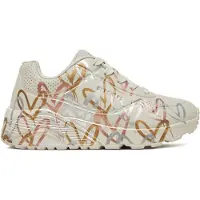 SKECHERS per donna/ragazza. 314067L Sneakers x JGoldcrown: Uno Lite - Metallic Love beige (27), 3 a 5cm, Stringhe, Casual, moda per bambini