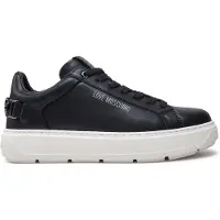 Moschino Bold Love Calfskin Sneakers Black Taglia: 38 | Sneakers Outlet | Donna | Nero